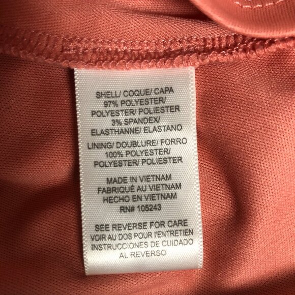 Bobeau Asymmetrical Midi Skirt Womens Size Medium Coral Floral Faux Wrap Fairy - Picture 7 of 8